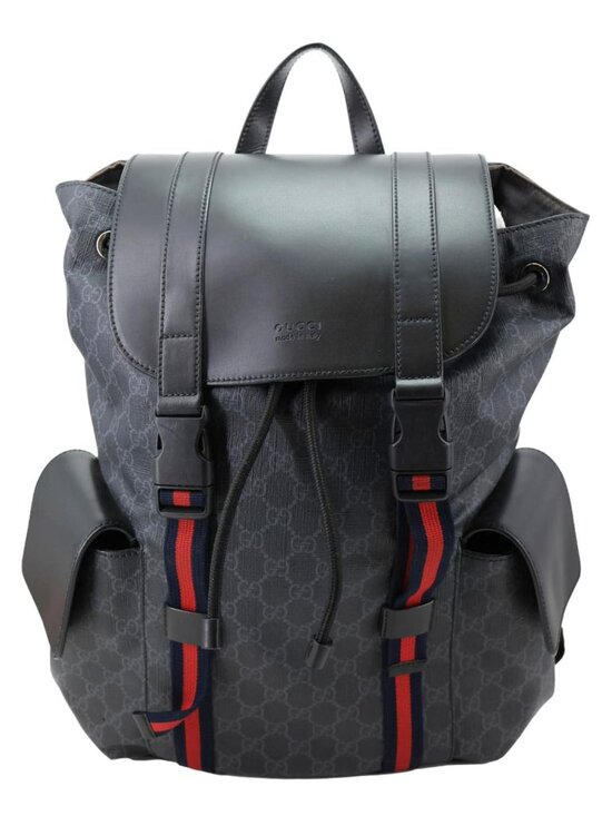 Gucci  GG Supreme Canvas Backpack Black 495563 main image 8